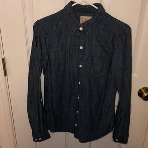 Women’s button up dark navy blue